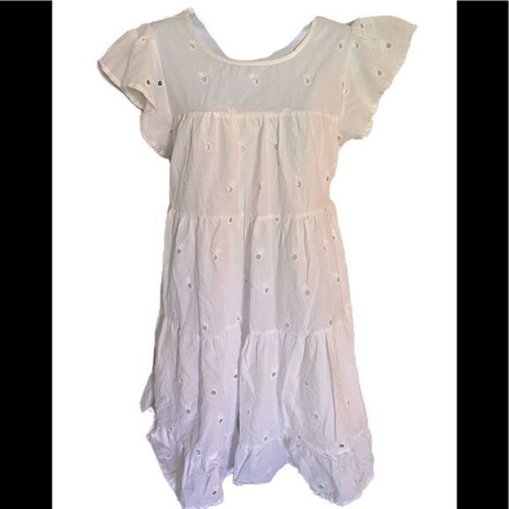 Southern Living Pointelle Dress - XL white pointelle, cotton NWT